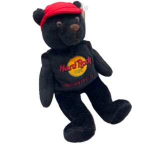 Hard Rock Cafe Indianapolis Charlie Beara Collectible Bear Plush Vintage 2001